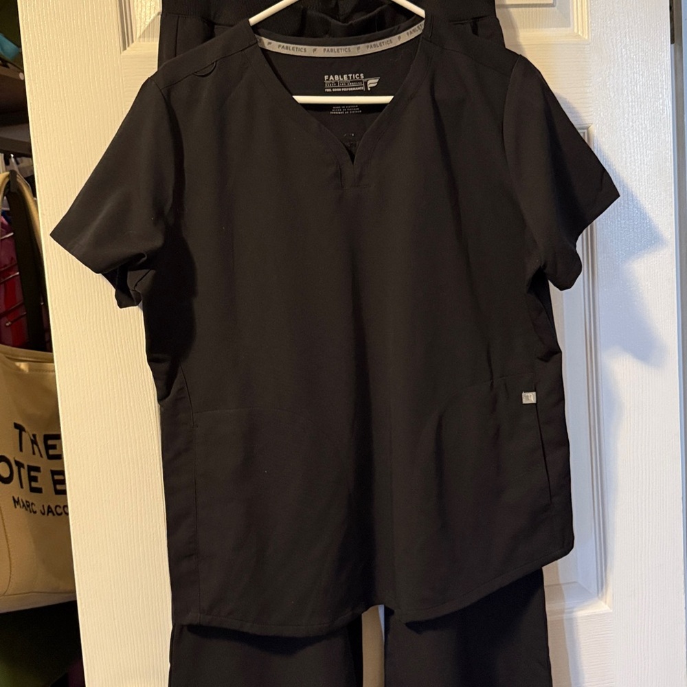 Fabletics Black Wide Leg Performance Set - image 2